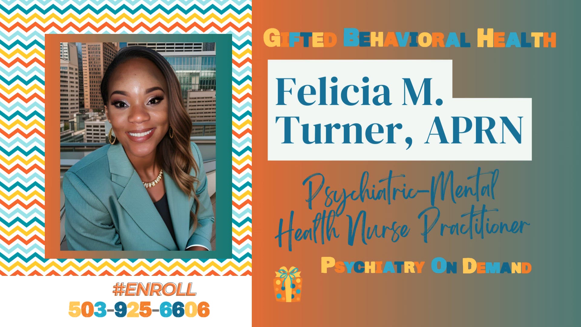 Felicia Turner, APRN | Text #Enroll 503-925-6606