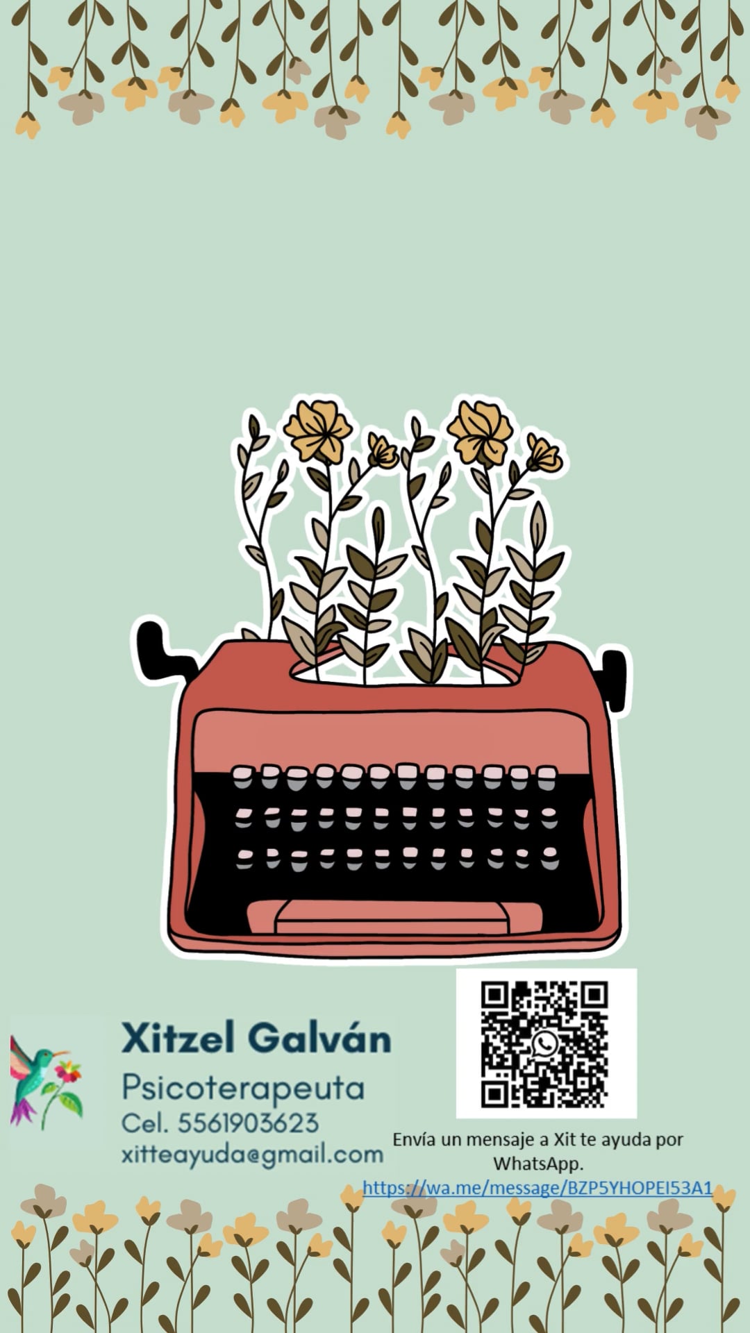 Xitzel Galvan Ramírez Psicoterapeuta