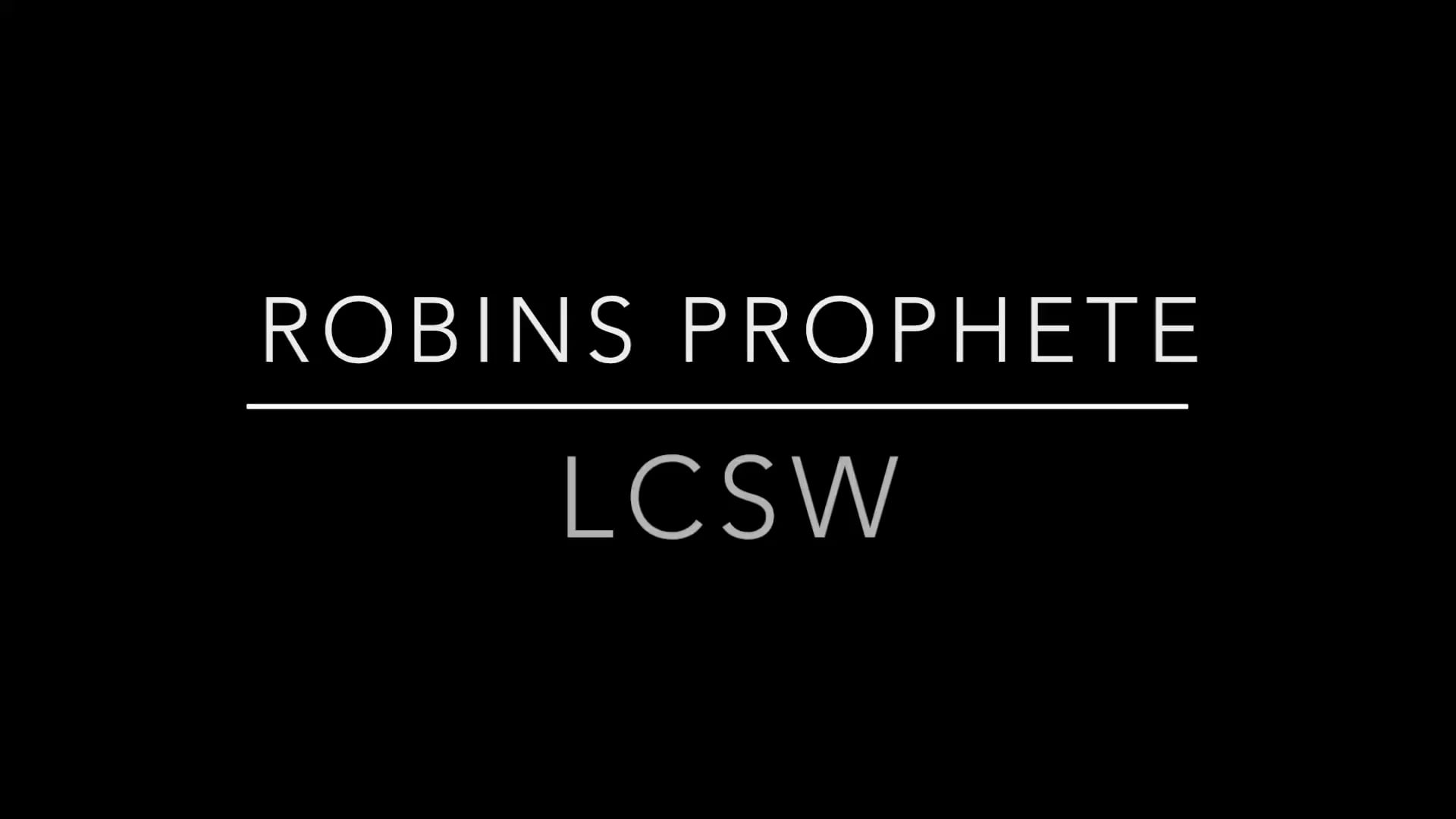 Robins Prophete
