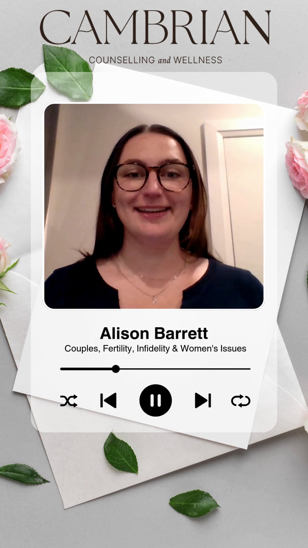 Alison Barrett - Couples, Fertility, Infidelity