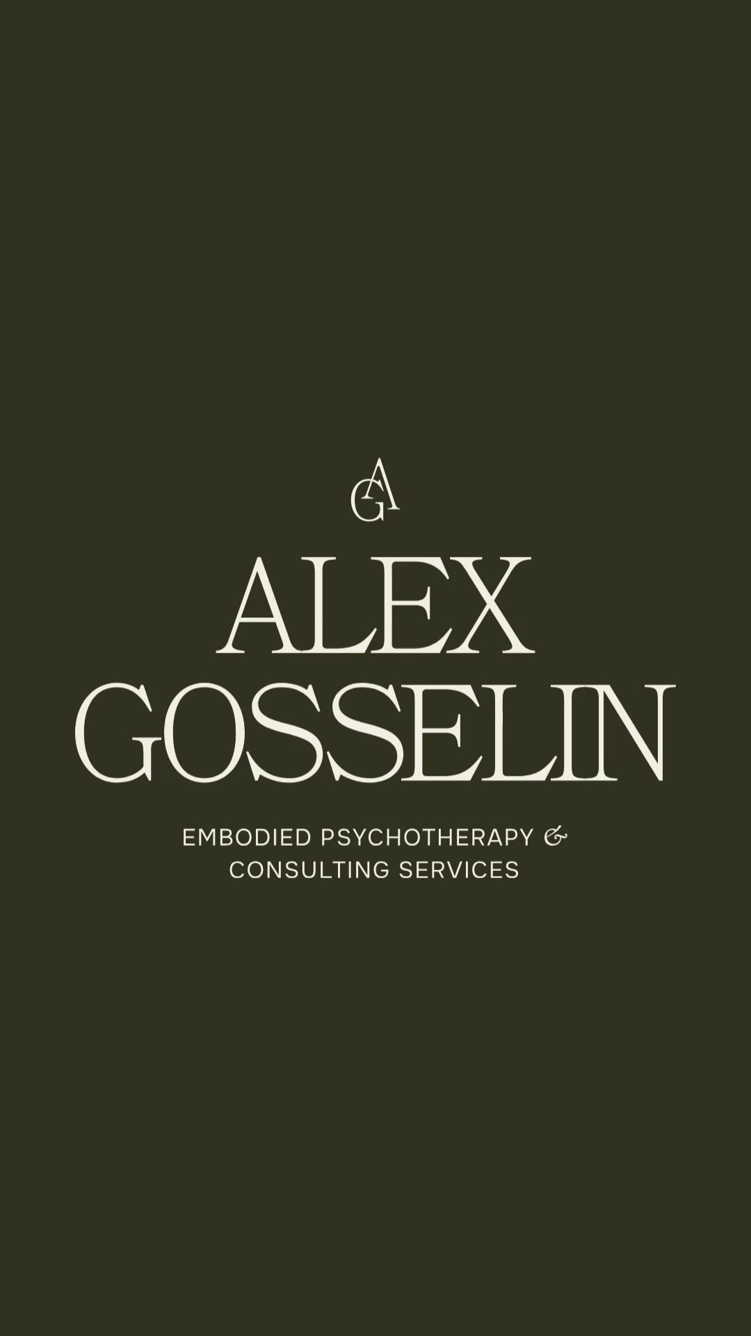 Alex Gosselin | Anxiety, CPTSD & Burnout 